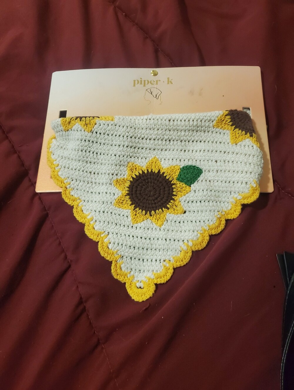 Sunflower bandana